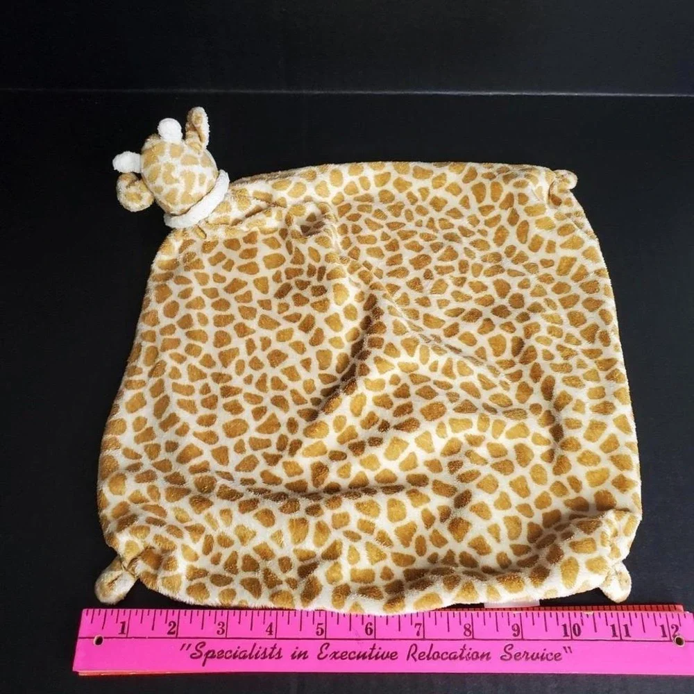 Angel Dear‎ Giraffe Brown Tan Security Blanket 12